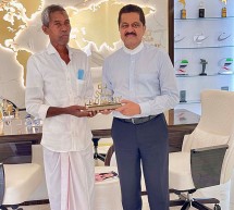 Padma Shri recipient Harekala Hajabba Honored by Dr. Thumbay Moideen Founder of Thumbay Group at Thumbay Medicity