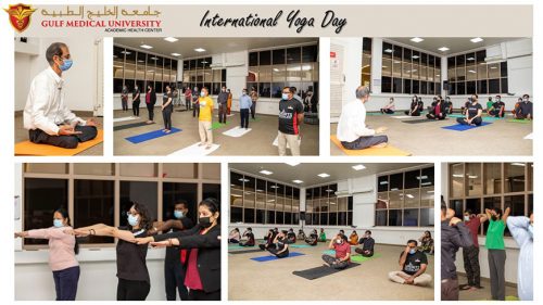 International Yoga Day at Gulf Medical University