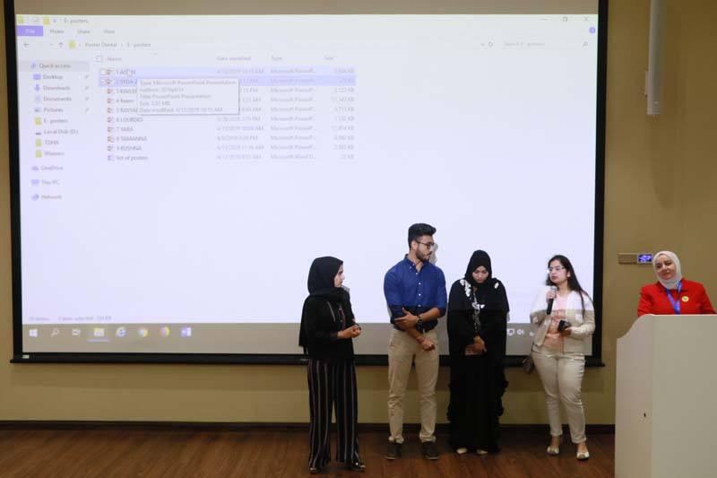 Dental Students and Interns Presented Their E-posters