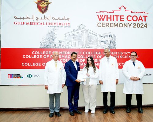 700 New Health Professionals Sworn in during Gulf Medical University’s 26th Biggest White Coat Ceremony
