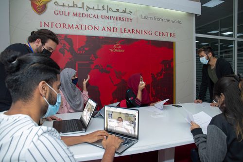 Gulf Medical University’s Virtual Patient, secures Gold at QS MAPLE 2021 Education Awards